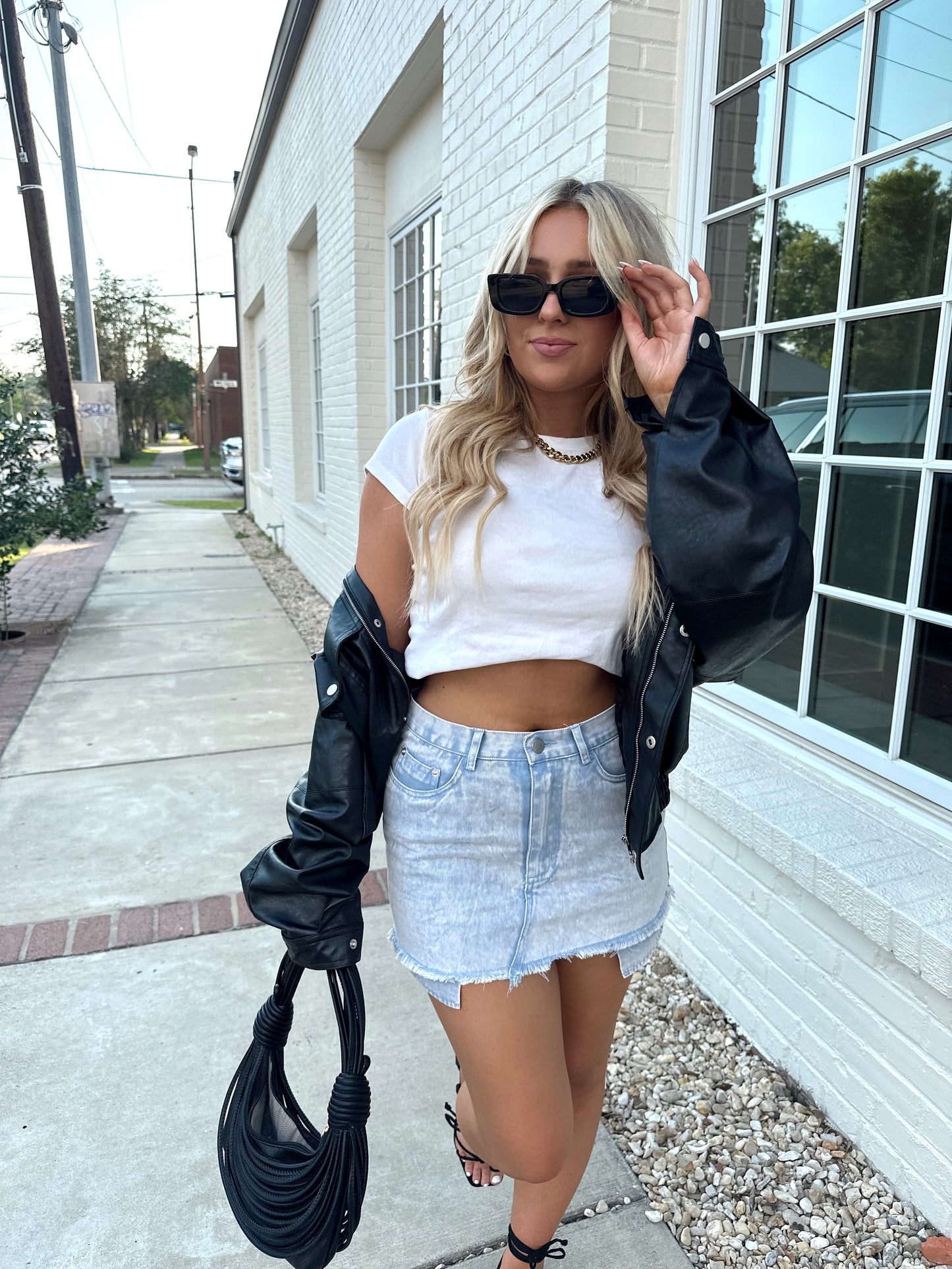 Denim Darling Mini Skirt