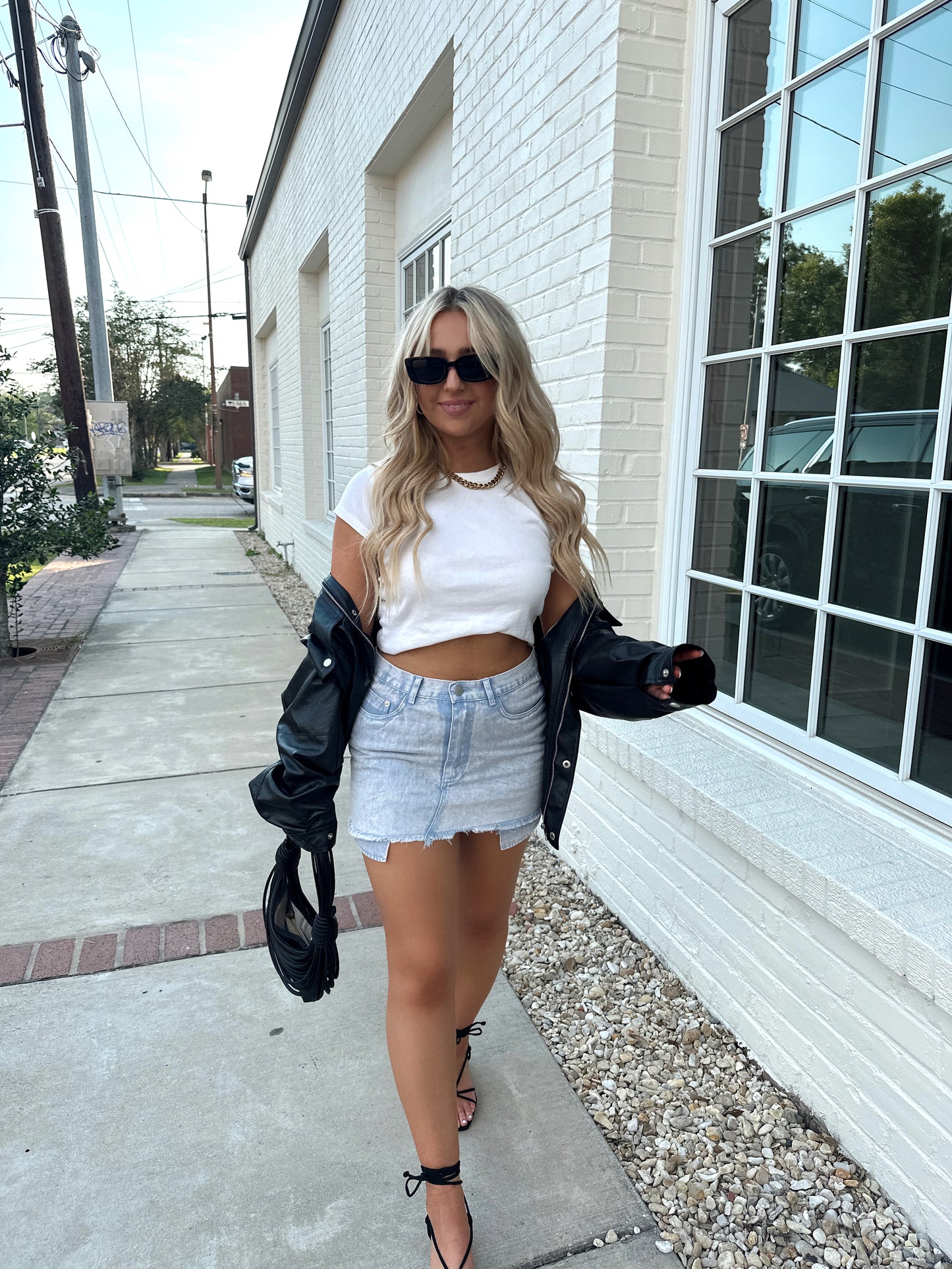 Denim Darling Mini Skirt